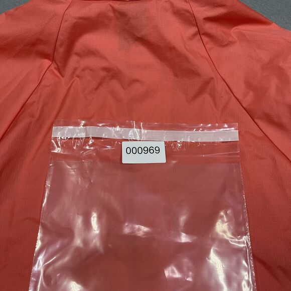 adidas Jacket Womens XS Salmon Pink Hooded Ripstop Windbreaker W.N.D Running - Picture 12 of 12